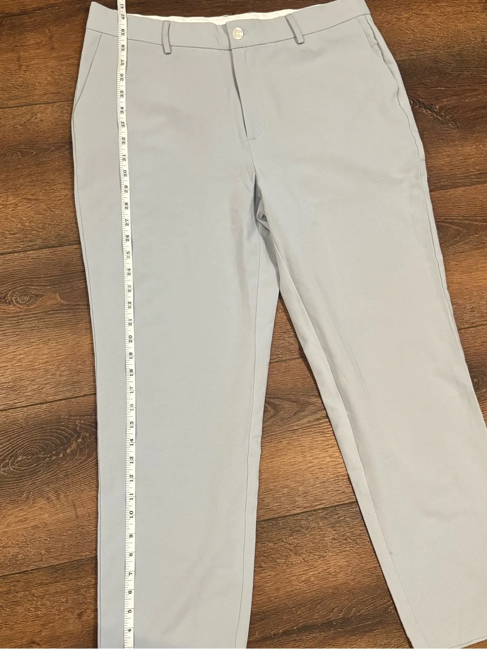 Men's Light Blue Slim Dress Pants Size XL